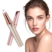 Load image into Gallery viewer, Electric Eyebrow Shaver Facial Hair Remover Portable Waterproof Lipstick Shaver Trimmer Hair Scraper Razors Nose Hair Trimming For Woman
