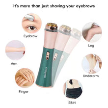 Load image into Gallery viewer, New Epilator Portable Electric Lipstick Shaped Shaver Women's Home Private Razor Facial Hair Removal for Women Epilator for Lips Chin Armpit Bikini