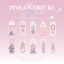 Load image into Gallery viewer, 10Pcs Pearlescent PVC Dream Series Bookmarks Fluorescent Kawaii Book Page Markers for Reading Ins Style Stationery Gift