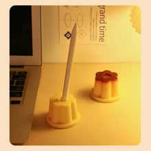 Load image into Gallery viewer, Creative Pudding Pen Holder Cute Desktop for Girls Caramel Pudding Jelly Small Ornament Birsday Gift for Student Kids