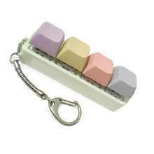 Load image into Gallery viewer, Button Keycap Fidget Keychain Pressable Keyboard Button Stress Relief Toy for Kids Adults Portable Gadget Creative Birthday Gift