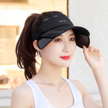 Load image into Gallery viewer, UV Protection Wide-Brim Baseball Cap with Adjustable Brim Open Top Design for Men Women Sun Hat for Outdoor Fishing Sports and Beach