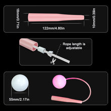 Load image into Gallery viewer, LED Glowing Cordless Jump Rope Luminous Ball Jump Rope Adjustable Length Portable Fitness Equipment For Fat Burning And Body Shaping