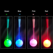 Load image into Gallery viewer, LED Glowing Cordless Jump Rope Luminous Ball Jump Rope Adjustable Length Portable Fitness Equipment For Fat Burning And Body Shaping
