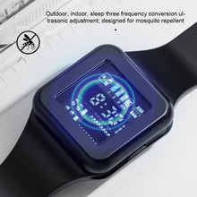 Load image into Gallery viewer, Portable Ultrasonic Mosquito Repellent Wristband With Time Display Three-Frequency Mosquito And Insect Repellent Electronic Watch