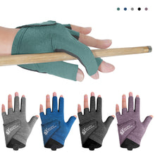 Load image into Gallery viewer, 1PC Professional Billiards Gloves With Anti-Slip Pads Breathable And Sweat-Wicking Snooker Gloves Self-Adhesive Cloth Fixed For Left Hand