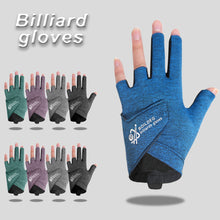 Load image into Gallery viewer, 1PC Professional Billiards Gloves With Anti-Slip Pads Breathable And Sweat-Wicking Snooker Gloves Self-Adhesive Cloth Fixed For Left Hand