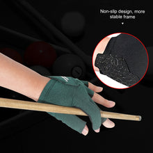 Load image into Gallery viewer, 1PC Professional Billiards Gloves With Anti-Slip Pads Breathable And Sweat-Wicking Snooker Gloves Self-Adhesive Cloth Fixed For Left Hand