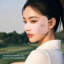 Load image into Gallery viewer, 1PC Half-Sided Butterfly-Wing Ice Silk Sun Protection Face Mask Outdoor Breathable Hanging Ear Golf Mask