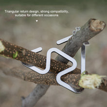 Load image into Gallery viewer, 1PC Outdoor Camping Stainless Steel Hooks Multi-Function Non-Slip Ultra-Light Triangular Hooks Camping Accessory