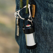 Load image into Gallery viewer, 1PC Outdoor Portable Stainless Steel Triangular Hook Multi-Functional Super Load-Bearing Keychain
