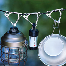 Load image into Gallery viewer, 1PC Outdoor Portable Stainless Steel Triangular Hook Multi-Functional Super Load-Bearing Keychain