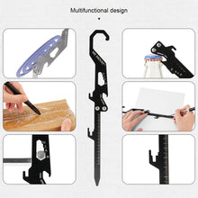 Load image into Gallery viewer, Foldable Swan-Shaped Mosquito Coil Ground Stake Multifunctional Outdoor Camping Stainless Steel Hook Bottle Opener Wrench Ruler