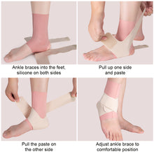 Load image into Gallery viewer, 1PC Ultra-Thin Ligament Ankle Guard With Built-In Silicone Anti-Sprain Ankle Brace Rehabilitation Protective Gear With Pressure Bandage