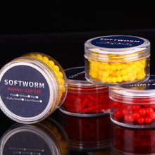 Load image into Gallery viewer, 1Box 2/3/4/5MM Suspended Beads For Teasing Fishing Strawberry Corn Scented TPR Lure Root Fishing Soft Bait For Upturned-Mouth Crucian Carp