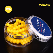 Load image into Gallery viewer, 1Box 2/3/4/5MM Suspended Beads For Teasing Fishing Strawberry Corn Scented TPR Lure Root Fishing Soft Bait For Upturned-Mouth Crucian Carp