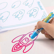 Load image into Gallery viewer, 100x80cm Magic Water Drawing Mat Coloring Doodle With Reusable Magic Pens Montessori Painting Board Educational Toys Kids Gifts