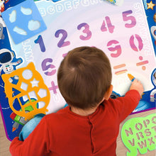 Load image into Gallery viewer, 100x80cm Magic Water Drawing Mat Coloring Doodle With Reusable Magic Pens Montessori Painting Board Educational Toys Kids Gifts