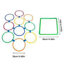 Load image into Gallery viewer, Plastic Outdoor Sport Toys Lattice Jump Ring Set Game Parent Child Interactive Early-education Teaching Aids Physical Training Toys