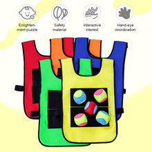 Load image into Gallery viewer, Children Sticky Jersey Vest Game Outdoor Sport Game Props Vest Waistcoat With Sticky Ball Throwing Toys For Kids Sports Toy