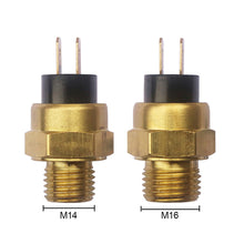 Load image into Gallery viewer, Motorcycle Water Temp Sensor Electric Radiator Coolant Temperature Thermostat Switch M14 M16 85℃ For ATV Quad Accessories