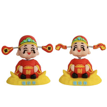 Load image into Gallery viewer, Car Dashboard Ornaments Gifts Cute Spring Shaking Head Decoration Car Center Console Auto Interior Accessories