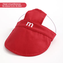 Load image into Gallery viewer, Spring Summer Pet Sun Hat for Cats and Dogs Breathable Fisherman Cap with Ear Holes Sun Protection and Shade for Outdoor Activities