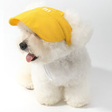 Load image into Gallery viewer, Spring Summer Pet Sun Hat for Cats and Dogs Breathable Fisherman Cap with Ear Holes Sun Protection and Shade for Outdoor Activities