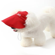 Load image into Gallery viewer, Spring Summer Pet Sun Hat for Cats and Dogs Breathable Fisherman Cap with Ear Holes Sun Protection and Shade for Outdoor Activities