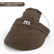 Load image into Gallery viewer, Spring Summer Pet Sun Hat for Cats and Dogs Breathable Fisherman Cap with Ear Holes Sun Protection and Shade for Outdoor Activities