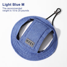 Load image into Gallery viewer, Spring Summer Pet Sun Hat for Cats and Dogs Breathable Fisherman Cap with Ear Holes Sun Protection and Shade for Outdoor Activities