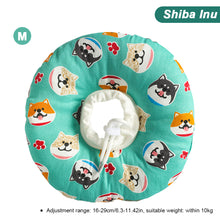 Load image into Gallery viewer, Pet Cat E-Collar Recovery Cone Protection Elizabeth Collar Adjustable Cotton Blends Collar Printed Elizabeth Circle for Cat