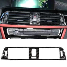 Load image into Gallery viewer, Carbon Fiber Car Central Air Vent Outlet Frame Cover Trim ABS For BMW 3 4 Series GT 13-19