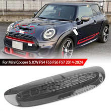 Load image into Gallery viewer, Car Front Engine Bonnets Hood Scoop Air Outlet Vent Cover Trim ABS Carbon Fiber For Mini Cooper S JCW F54 F55 F56 F57 2014-2024