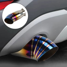 Load image into Gallery viewer, 63mm Universal Stainless Steel Car Exhaust Pipe Rear Noise Canceller Muffler End Tail Pipe Outlet Tailpipe