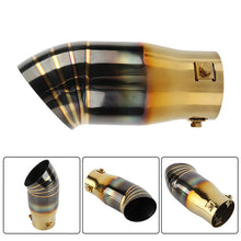 Load image into Gallery viewer, 63mm Universal Stainless Steel Car Exhaust Pipe Rear Noise Canceller Muffler End Tail Pipe Outlet Tailpipe