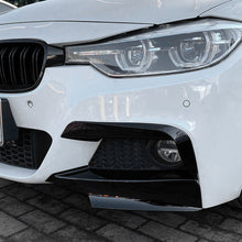 Load image into Gallery viewer, Pair Car Front Bumper Lip Splitter Canards Spoiler Fog Lamp Eyebrow Frame Cover Grille For BMW F30 F31 M Sport 2012-2019