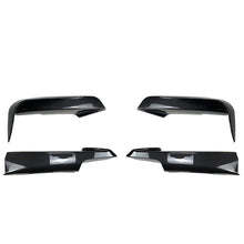 Load image into Gallery viewer, Pair Car Front Bumper Lip Splitter Canards Spoiler Fog Lamp Eyebrow Frame Cover Grille For BMW F30 F31 M Sport 2012-2019