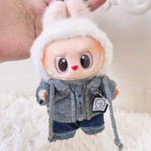 Load image into Gallery viewer, Casual Hoodie for 17cm Labubu Dolls Cute Doll Clothes Fashion Sweatshirt Jacket Lovely Outfit Gifts for Doll Decoration Accessories