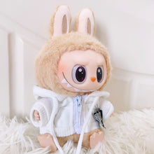 Load image into Gallery viewer, Casual Hoodie for 17cm Labubu Dolls Cute Doll Clothes Fashion Sweatshirt Jacket Lovely Outfit Gifts for Doll Decoration Accessories