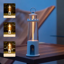Load image into Gallery viewer, Tower Lamp Outdoor Camping Lamp Magnetic Base Portable Rechargeable USB Hanging Tent Atmosphere Camping Lamp