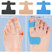 Load image into Gallery viewer, 10pcs/set Pre Cut Elastic Toe Protection Anti-wear Intramuscular Effect Patch Big Toe Eversion Fixation Support Sports Bandage Tape