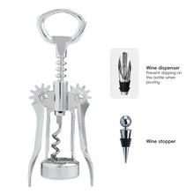 Load image into Gallery viewer, Portable Heavy Duty Wine Bottle Opener Multi-Function Cork Puller Beer Corkscrew Wine Opener Tool for Party Restaurant Elegant Gift