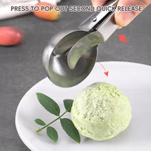 Load image into Gallery viewer, Stainless Steel Spring Loaded Ice Cream Scoop Professional Gelato Scoop Melon Baller Cookie Scoop Ice Cream Server Anti-Drip Ice Cream Tool