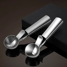Load image into Gallery viewer, Stainless Steel Spring Loaded Ice Cream Scoop Professional Gelato Scoop Melon Baller Cookie Scoop Ice Cream Server Anti-Drip Ice Cream Tool