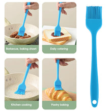 Load image into Gallery viewer, Silicone Oil Brush Basting Brush Silicone Pastry Brush for BBQ Cooking Butter Kitchen Heatproof Dishwasher Cooking Grilling Bristles