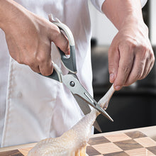 Load image into Gallery viewer, High-Quality 6-in-1 Powerful Kitchen Scissors Detachable Multi-functional Magnetic Storage Pouch Fish Scale Plane Peeler Crack Walnut Corkscrew