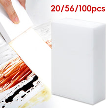 Load image into Gallery viewer, 20/56/100PCS Multipurpose Magic Cleaning Sponge Non-Toxic Nano Technology Reusable Powerful Stain Remover Safe for Kids No Chemical Kitchen Bathroom