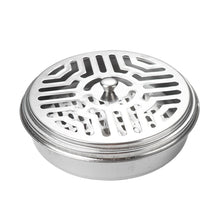 Load image into Gallery viewer, Portable Stainless Steel Mosquito Coil Holder With Cover Fireproof Rustproof Reusable Mosquito Repellent Box Mosquito Coil Tray Home Camping Outdoor