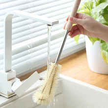 Load image into Gallery viewer, Cup Brush Long Wooden Handle Bottle Brush Nylon Cleaning Brushes Infant Feeding Bottles Cleaner Kitchen Artifact Cleaning Tools